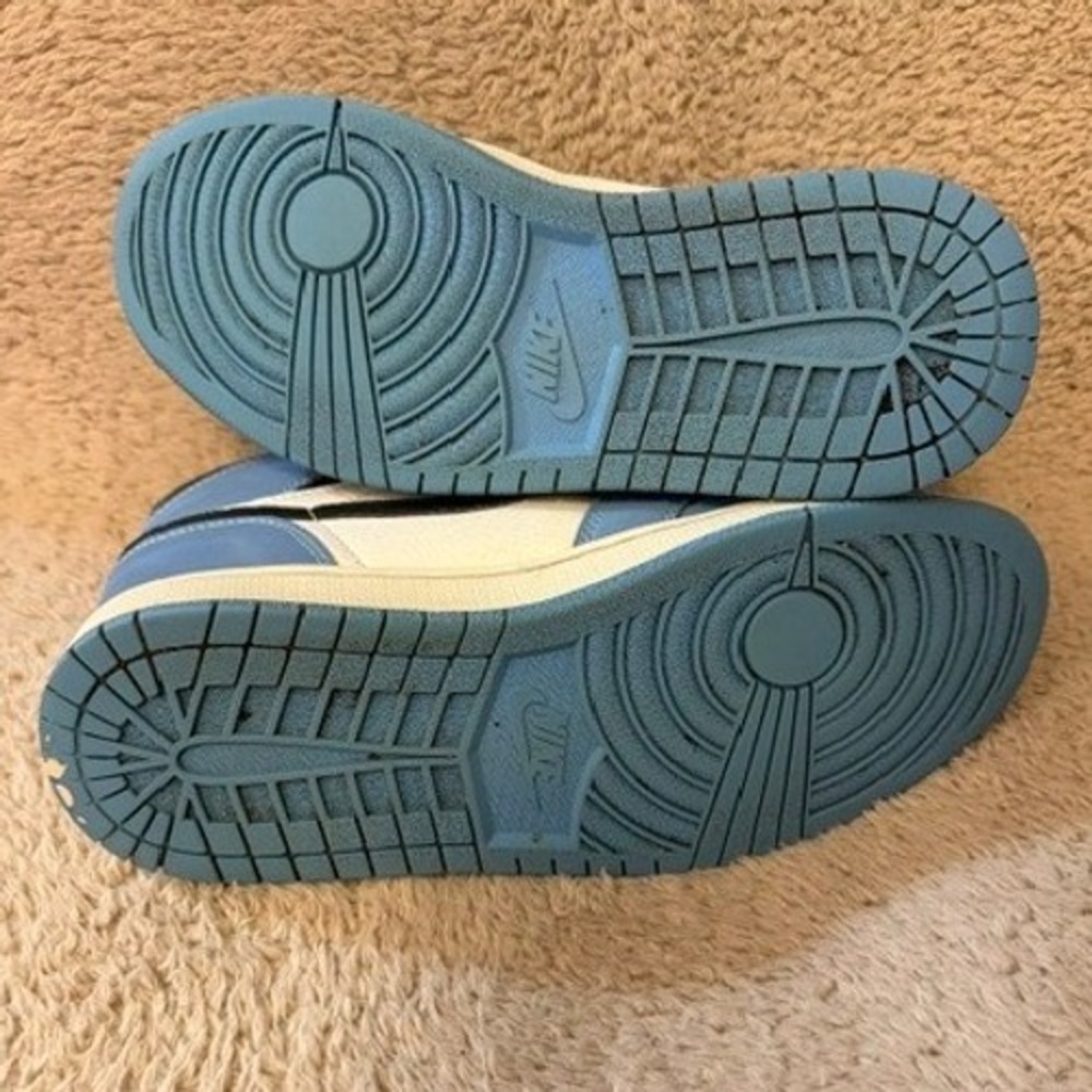 Nike Air Jordan 1 Retro High Blue Black White Shoes 555088-134 Womens 7.5 NO BOX - Picture 7 of 9